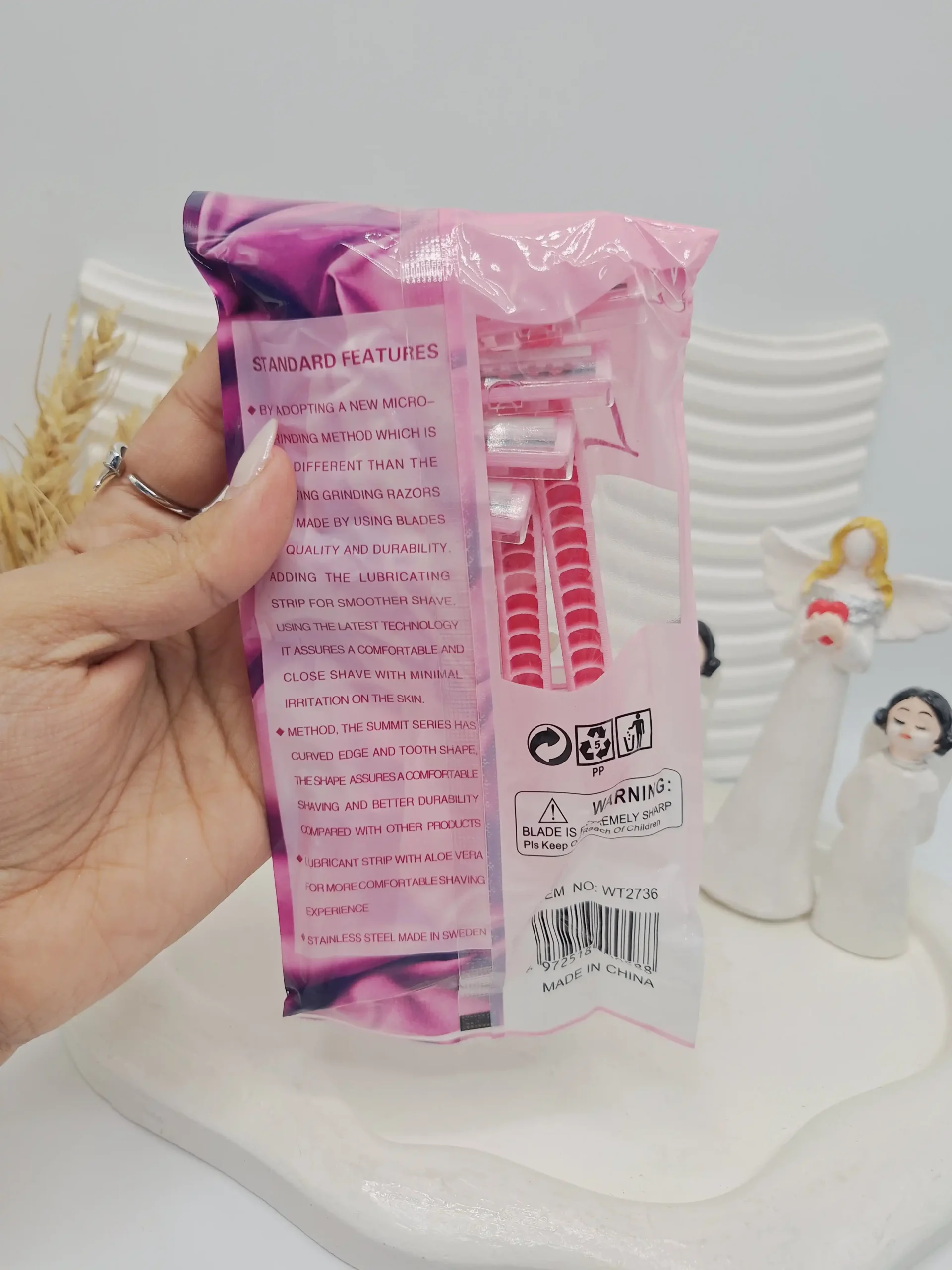 20251203111733942-thumbnail پک ژیلت زنانه 2 لبه بسته 5 عددی کد 0588 - Image 1