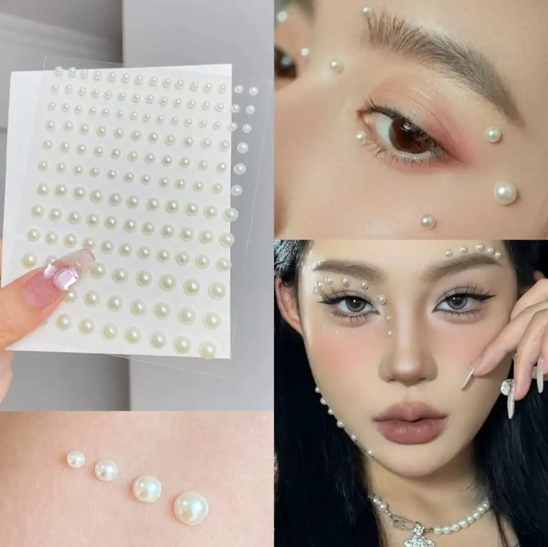 20250731062854841-thumbnail نگین و مراورید چسبی صورت و بدن و ناخن همه کاره کد HD239 - Image 1