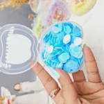 صابون کاغذی کرومی معطر مسافرتی کد 2602 (مدل باکس قلبی)