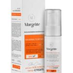 کرم ضدآفتاب روشن کننده بژ طبیعی رنگی مارگریت مناسب پوست های نرمال تا خشک