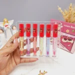 پک 6 تایی لیپ گلاس شاین دار خرس عاشق برند POWER flormar کد 1018