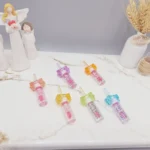 برق لب شاین دار زیبا طرح پاپیون برند Romantic lady برند NO:JY8055