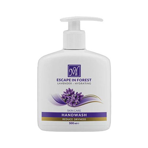 Escape-in-forest-handwash-my01 مایع دستشویی کرمی با رایحه اسطوخودوس و لوندر مای|Escape in forest handwash my - Image 1