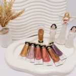 سایه چشم و لب شاین دار تیوپ شیشه ای کد 228