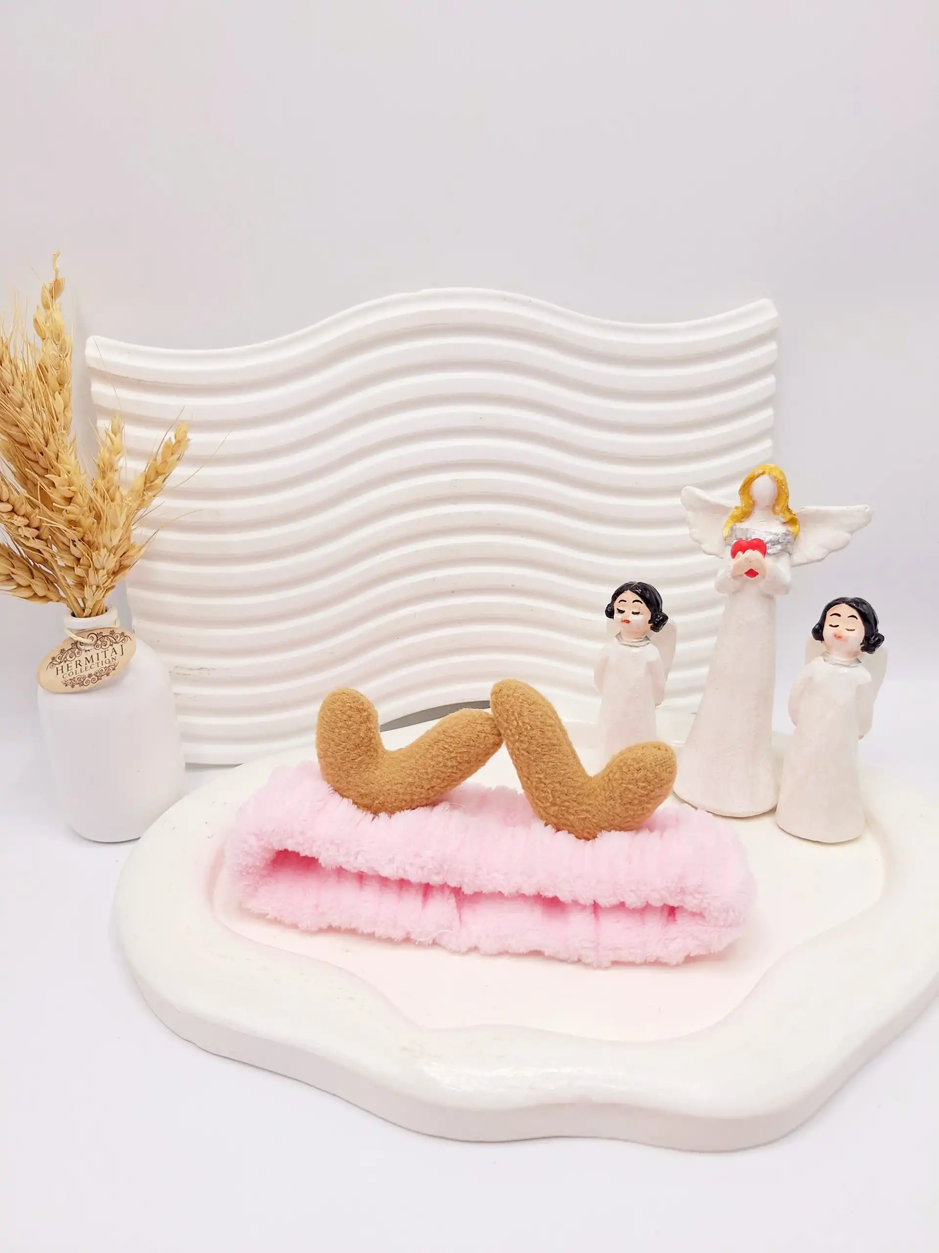 20250829203447778-thumbnail هدبند حوله ای شاخ دار - Image 1