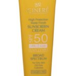 کرم ضد آفتاب سینره SPF 50 مناسب پوست های چرب حجم 50 میلی لیتر - بی رنگ