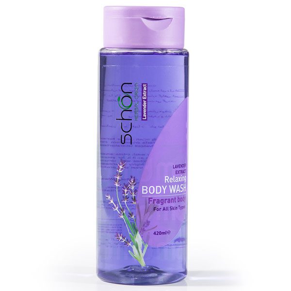 schon-body-wash-lavender شامپو بدن اسطوخودوس شون 420 میل|schon lavender body wash 420ML - Image 1