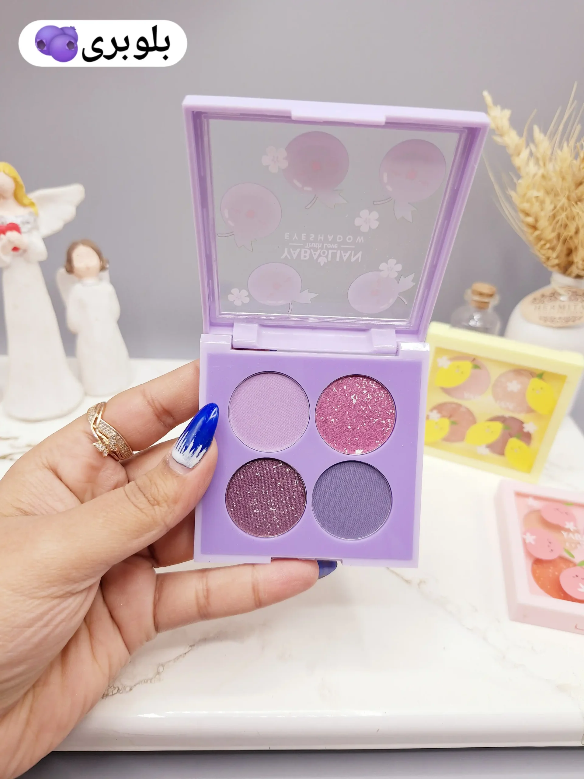 20250731060313074-thumbnail سایه چشم 4 تایی میوه ای خوش رنگ برند YABA LIAN کد 89170 - Image 1