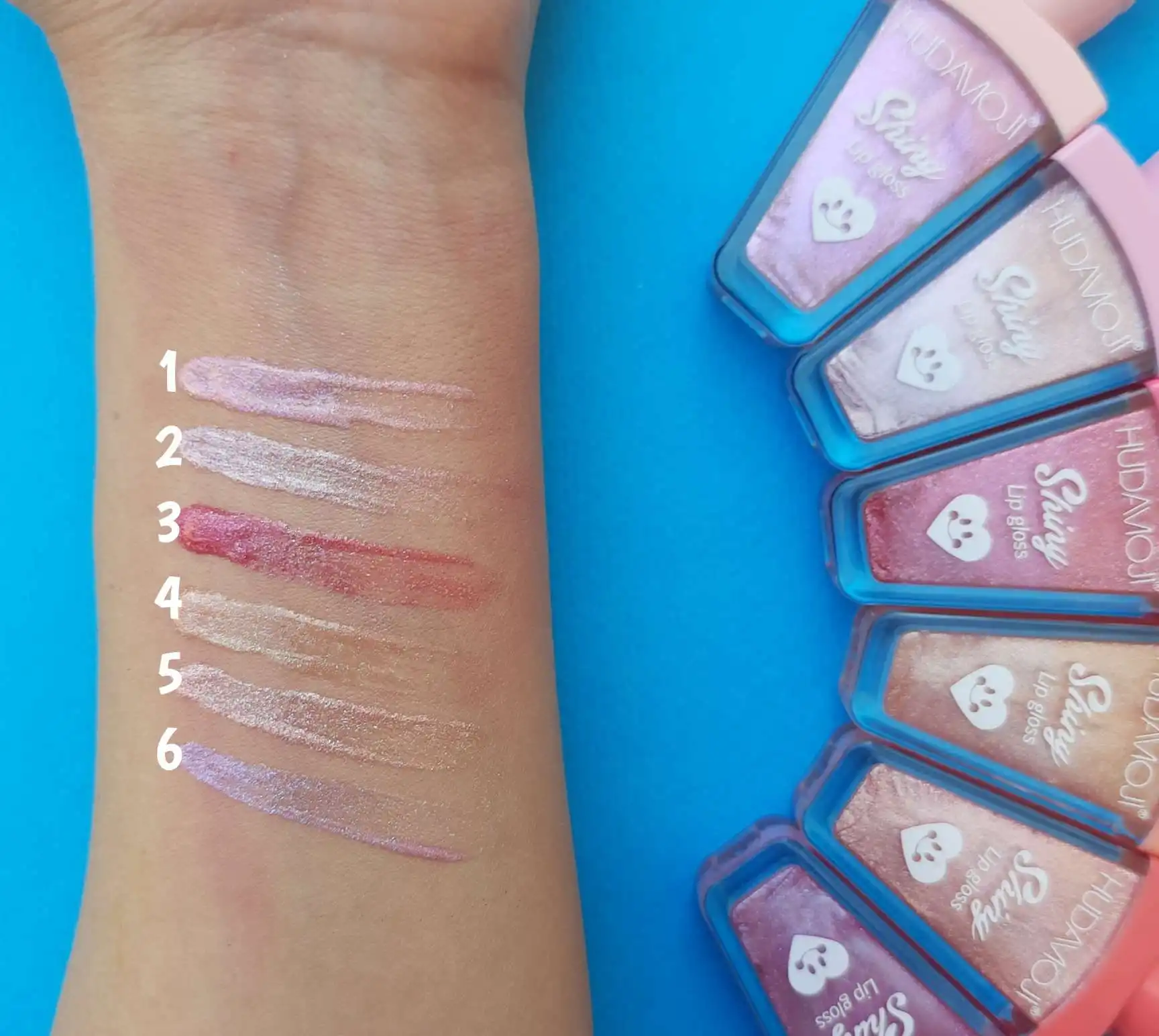 20250731061352062-thumbnail لیپ گلاس شاینی برند هداموجی HUDAMOJI کدL_827 - Image 1