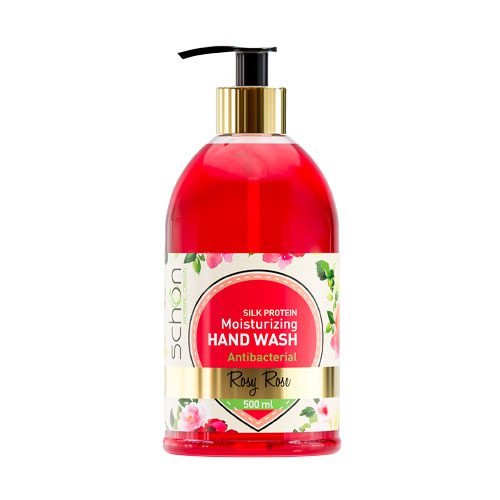 rose-rosy مایع دستشویی ROSY ROSE شون|Schon Rosy Rose Silk Protein Moisturizing Hand Wash - Image 1
