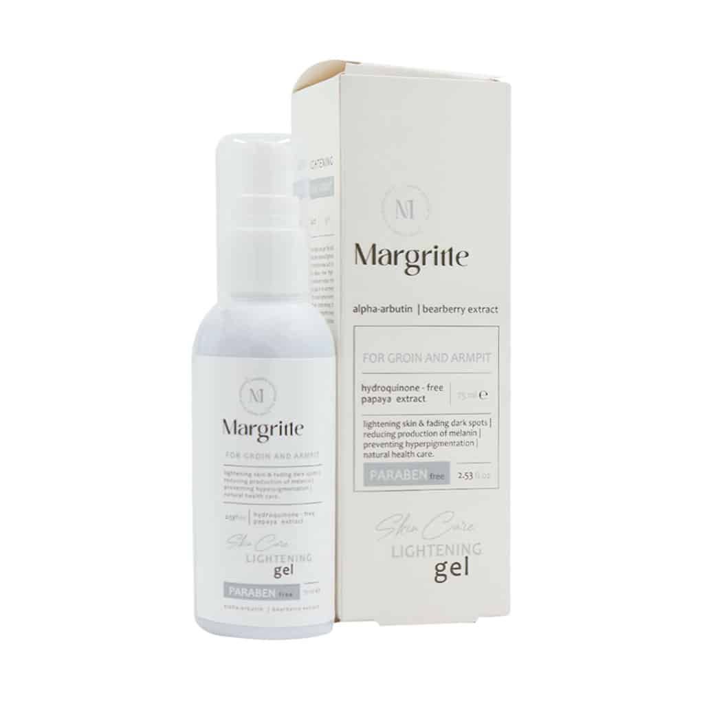 83e2f610-a4bb-4659-b8fb-435b4cb48b78 ژل روشن کننده زیر بغل و کشاله ران حجم 75 میلی لیتر مارگریت - Image 1