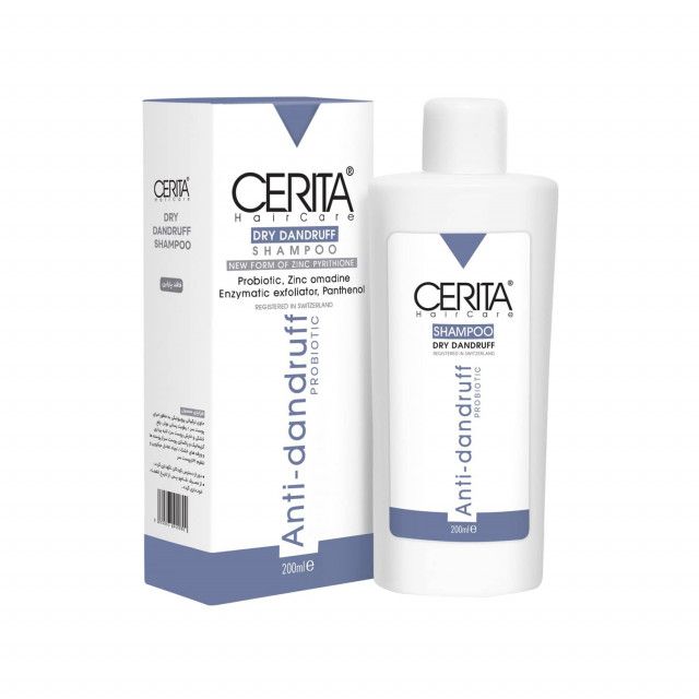 41c5b059bdf292b7acb3bf3281089d3a-single شامپو ضد شوره سریتا مدل Probiotic مناسب موهای خشک حجم 200 میلی لیتر - Image 1