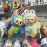 آویز لبوبو(labubu) انرژی رنگین کمانی