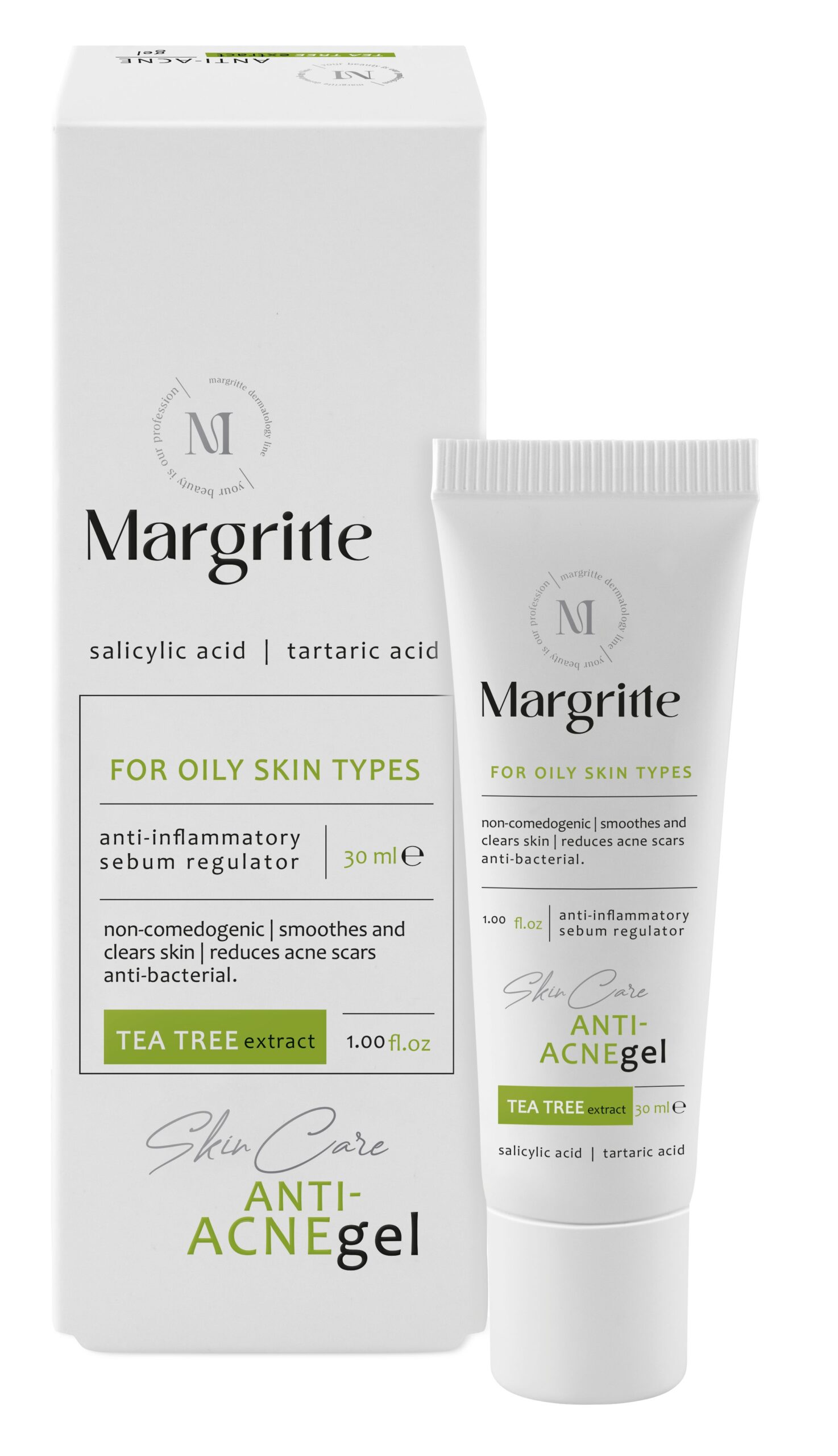 53f8d1a4-9fd8-49a7-9967-ffca384f862a ژل آنتی آکنه حجم 30 میلی لیتر Anti-Acne Gel مارگریت - Image 1