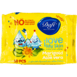 دستمال مرطوب پاک کننده و نرم کننده بسته‌ای دافی - بسته 20 عددی