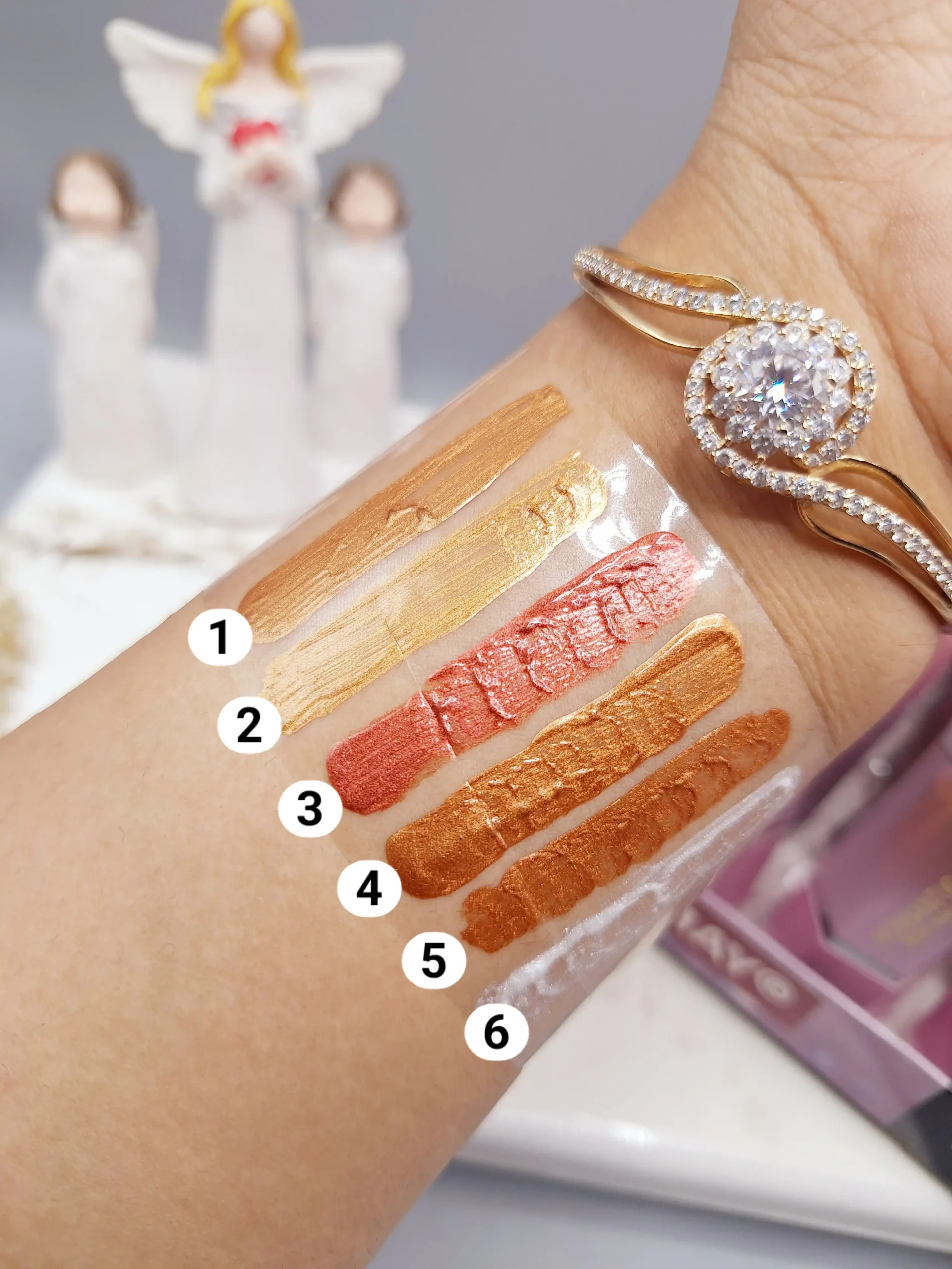 20250731053400690-thumbnail هایلایتر براش دار برند ROMANTIC MAY کد NO:YR-909-6 - Image 1