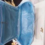 کیف آرایشی واشبگ بیضی آبی سایز بزرگ WASHBAG