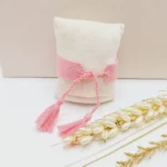 دستبند پارچه ای CHRISTIAN DIOR (رنگ صورتی)