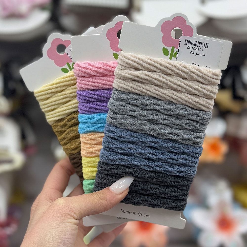 کش-78 پک کش مو رنگی 12 تایی - Image 1