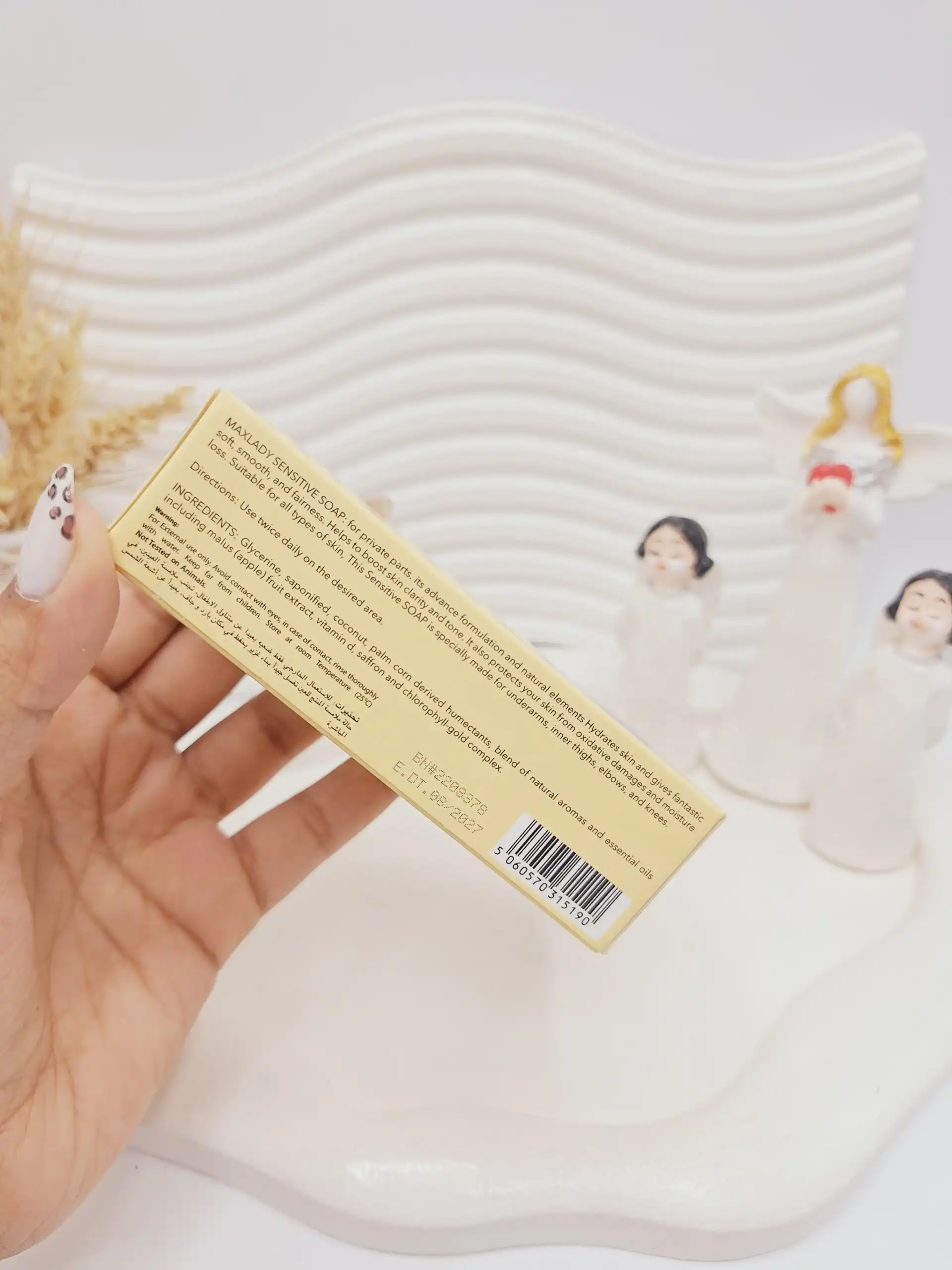 20251102002631650-thumbnail صابون سفید کننده برای نواحی حساس زیر بغل و بین پاها MAX LADY کد 5190 - Image 1