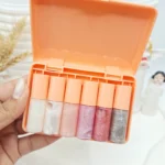 پک سایه چشم گلیتری طرح خرس دوناتی برند دراگون رانی dragon ranee کد 7824