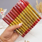 پک 12 تایی رژ مدادی برند YUBE پوکه طلایی کد A