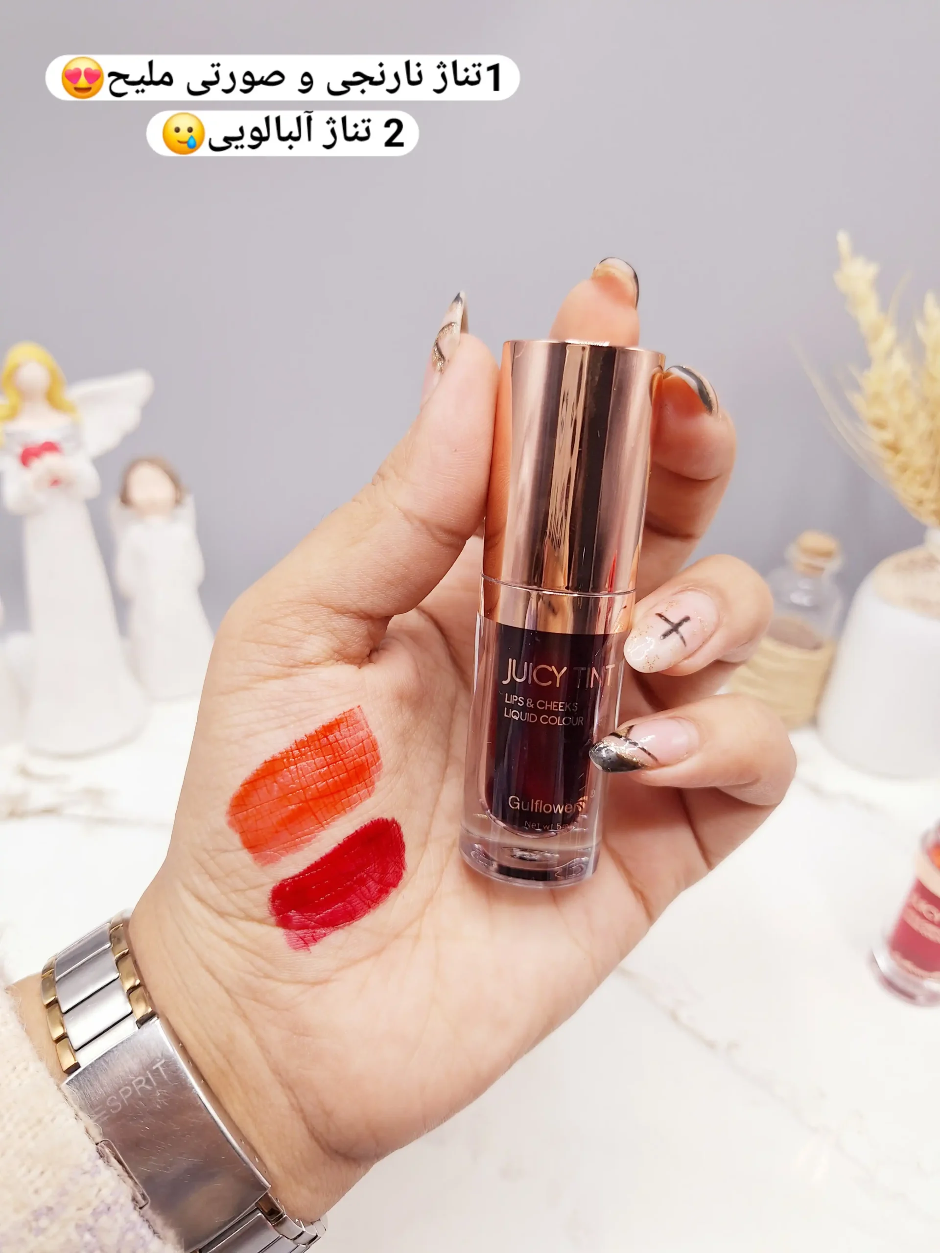 20250731055108659-thumbnail تینت لب و گونه مایع برند Gulflower کد 9045 - Image 1