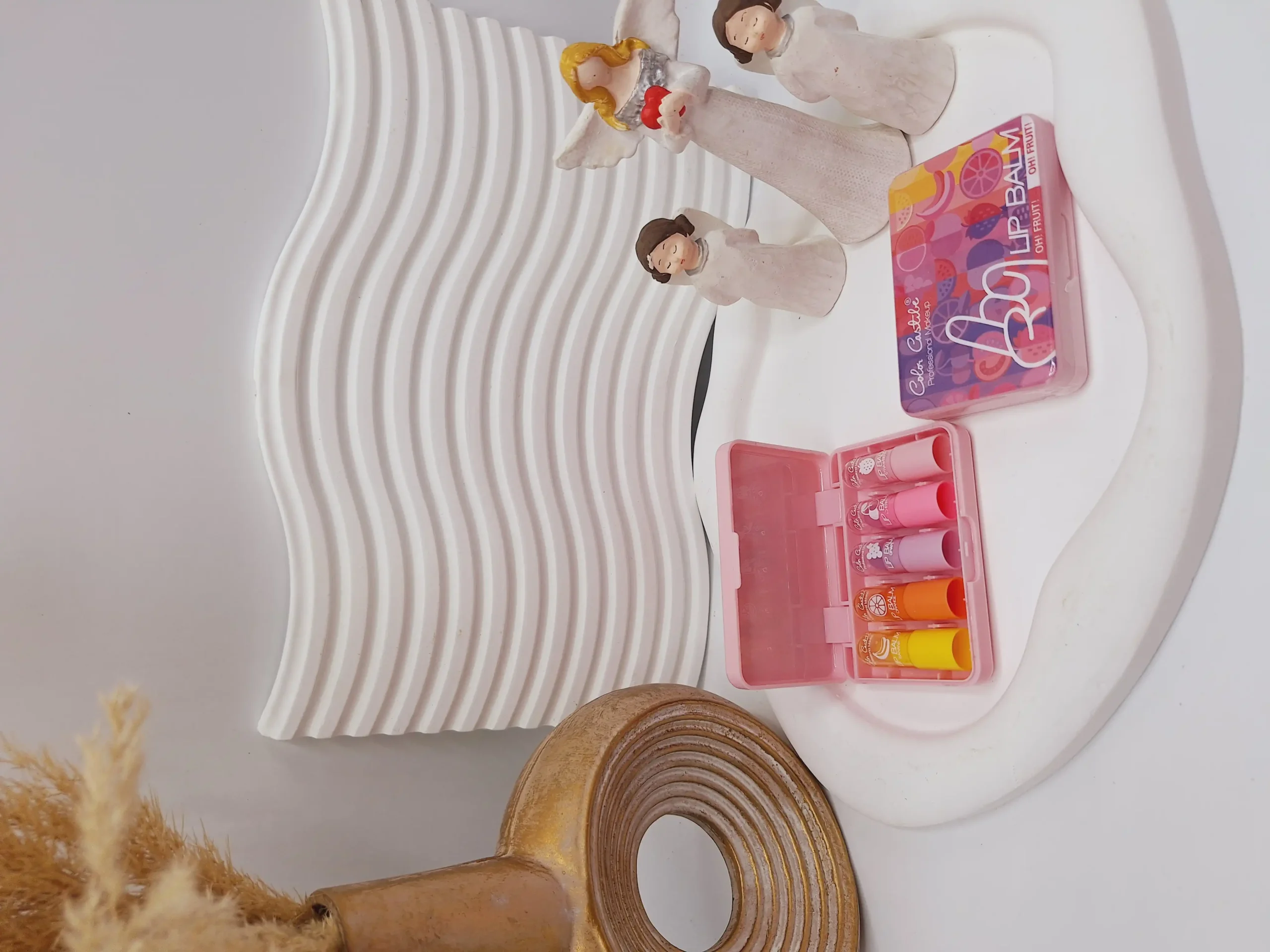 20250731062333027-thumbnail پک بالم لب 5 تایی رنگارنگ طرح میوه ای کد 8099-3 - Image 1