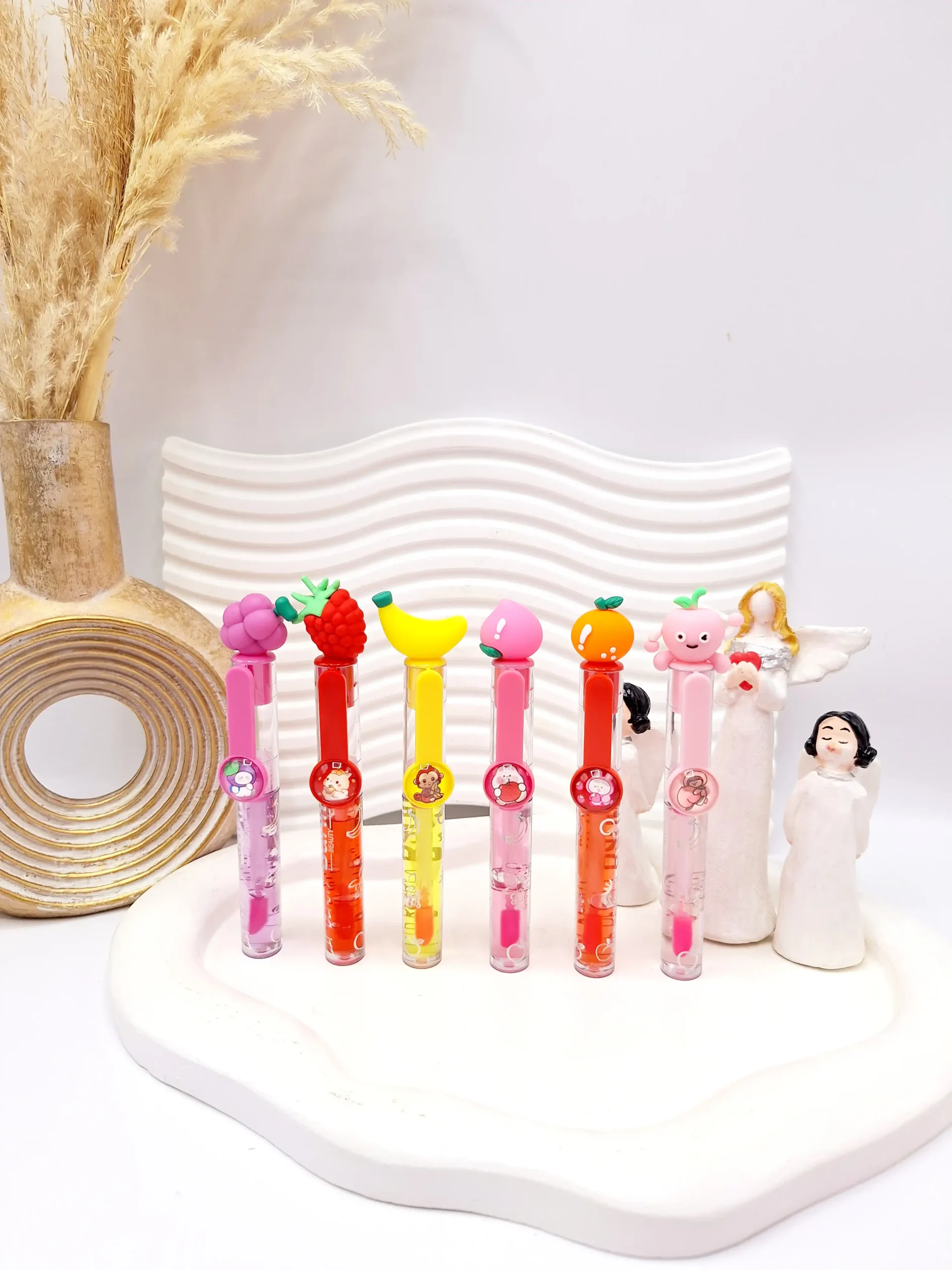 20250731063457849-thumbnail برق لب رنگی طرح خودکاری مدل میوه ای برند Barin کد 1019 - Image 1