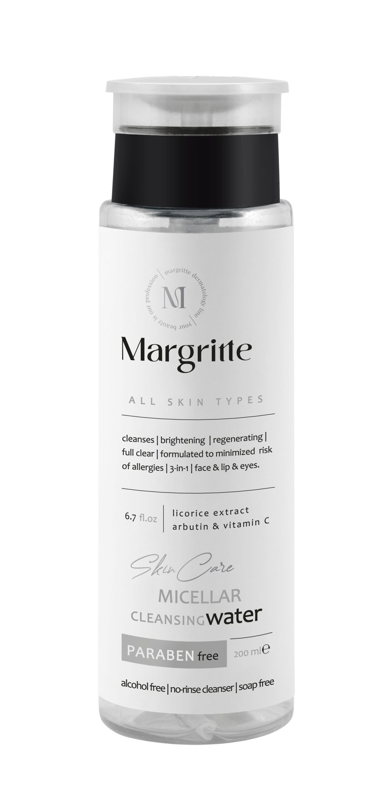 4978229b-a250-4ced-82bd-7a8097538e6e میسلار واتر روشن کننده (انواع پوست) حجم 200 میلی لیتر مارگریت - Image 1