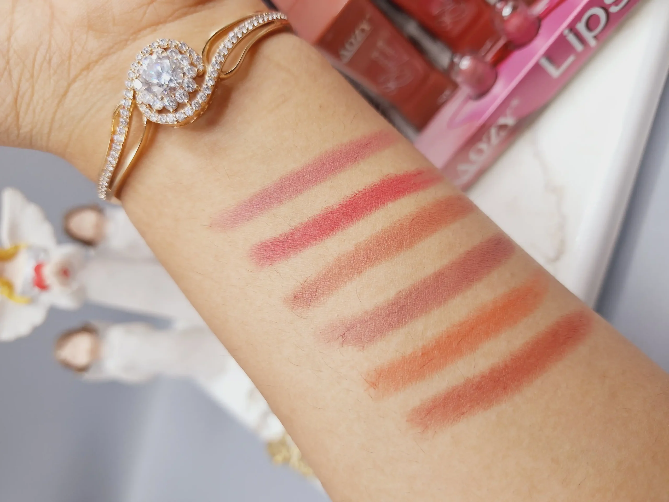 20250731055009258-thumbnail پک 6 تایی رژ جامد پرطرفدار AOZY کدAB001 - Image 1