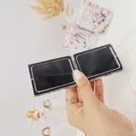 آینه دو طرفه جیبی طرح لوازم آرایش