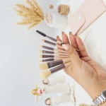 ست براش کیف چرمی مینی فیکس 8 عددی اورجینال