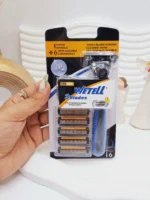 پک ژیلت تکی 3 لبه با 6 عدد سری تیغ برند ویتل کد WT201951 - Image 3